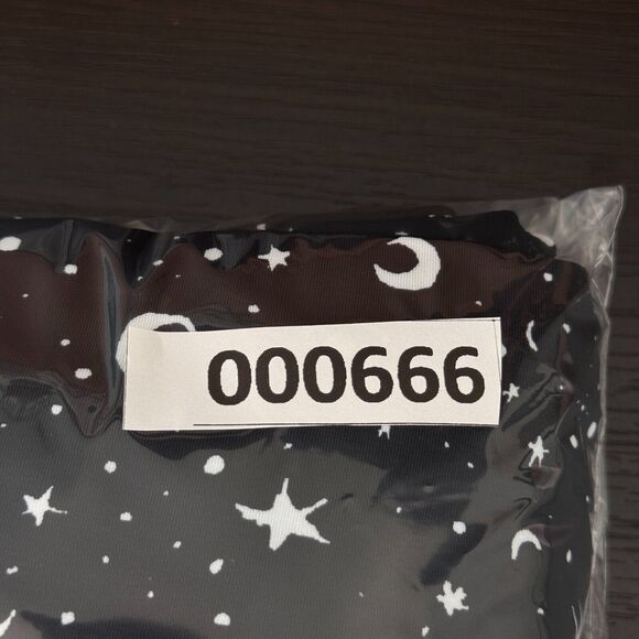 Elhoffer Wrap Dress Womens Medium Essentials Stars Moon Cosmic Space Galaxy M - Picture 11 of 11